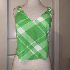 Vintage green tank top